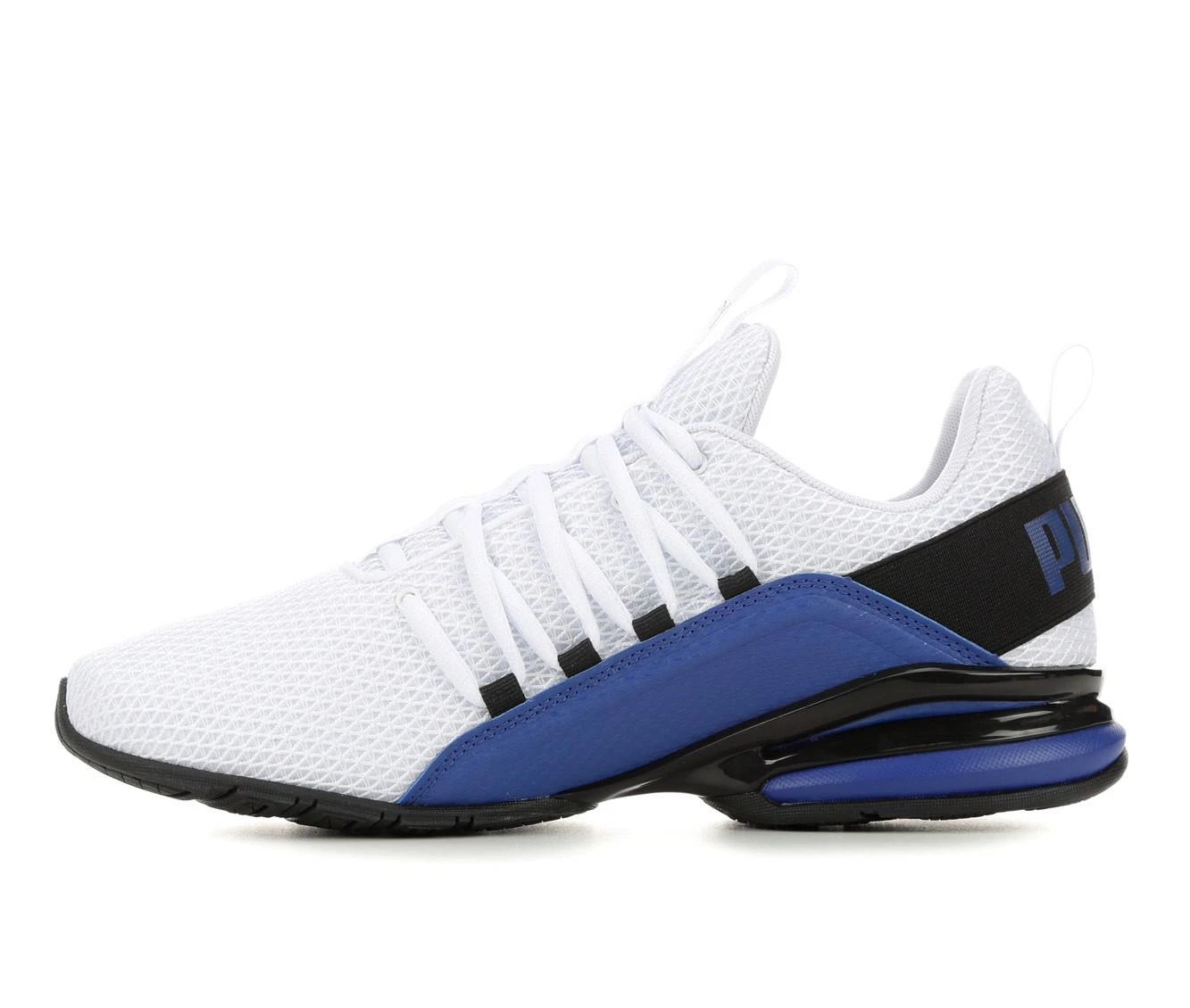 Men's Puma Axelion Interest MG Sneakers Men's Puma Axelion Interest MG Sneakers White/Blue -Skechers Sales Store 3 60