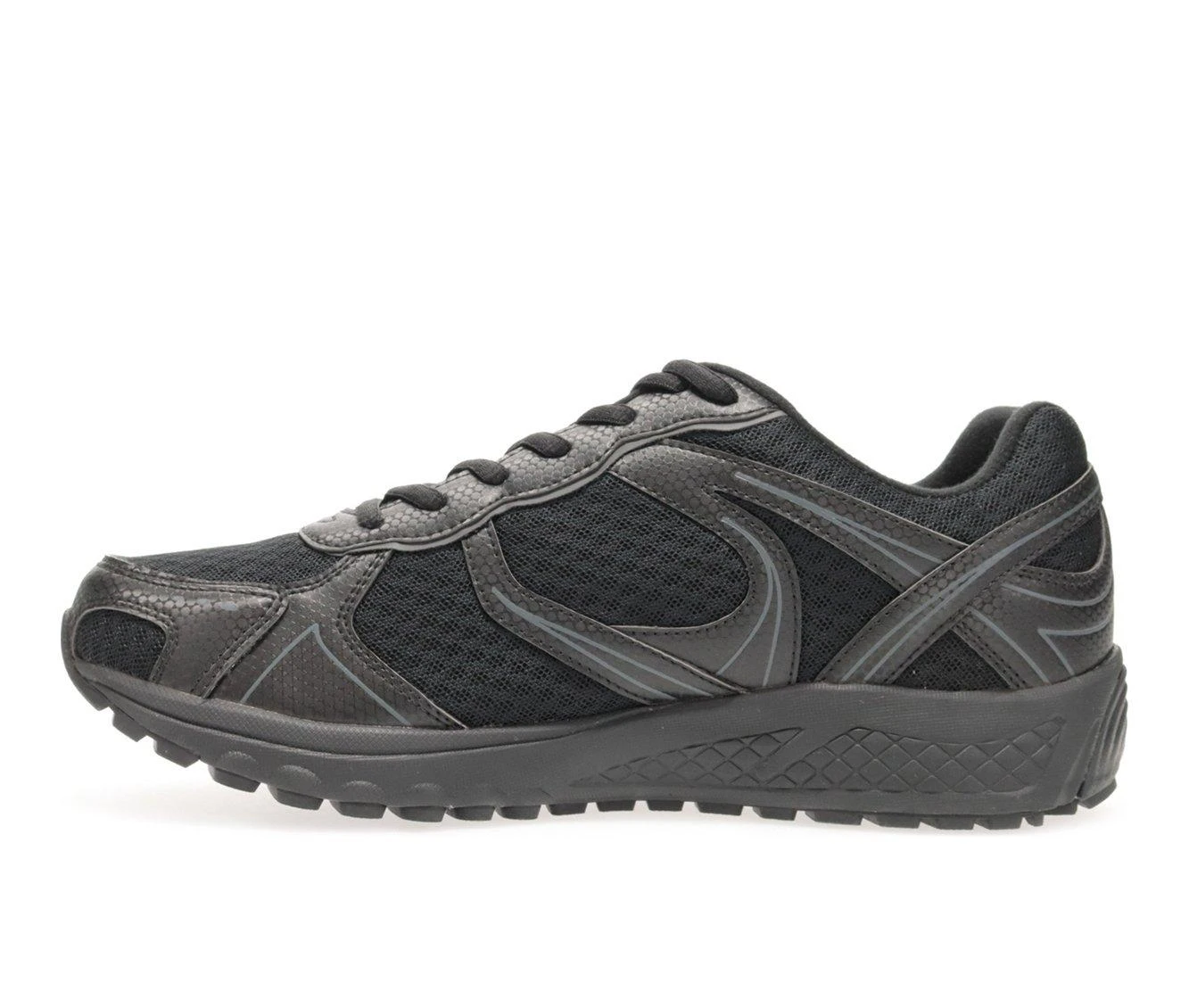 Men's Propet X5 Walking Shoes All Black 6 Men's Propet X5 Walking Shoes All Black - Image 4