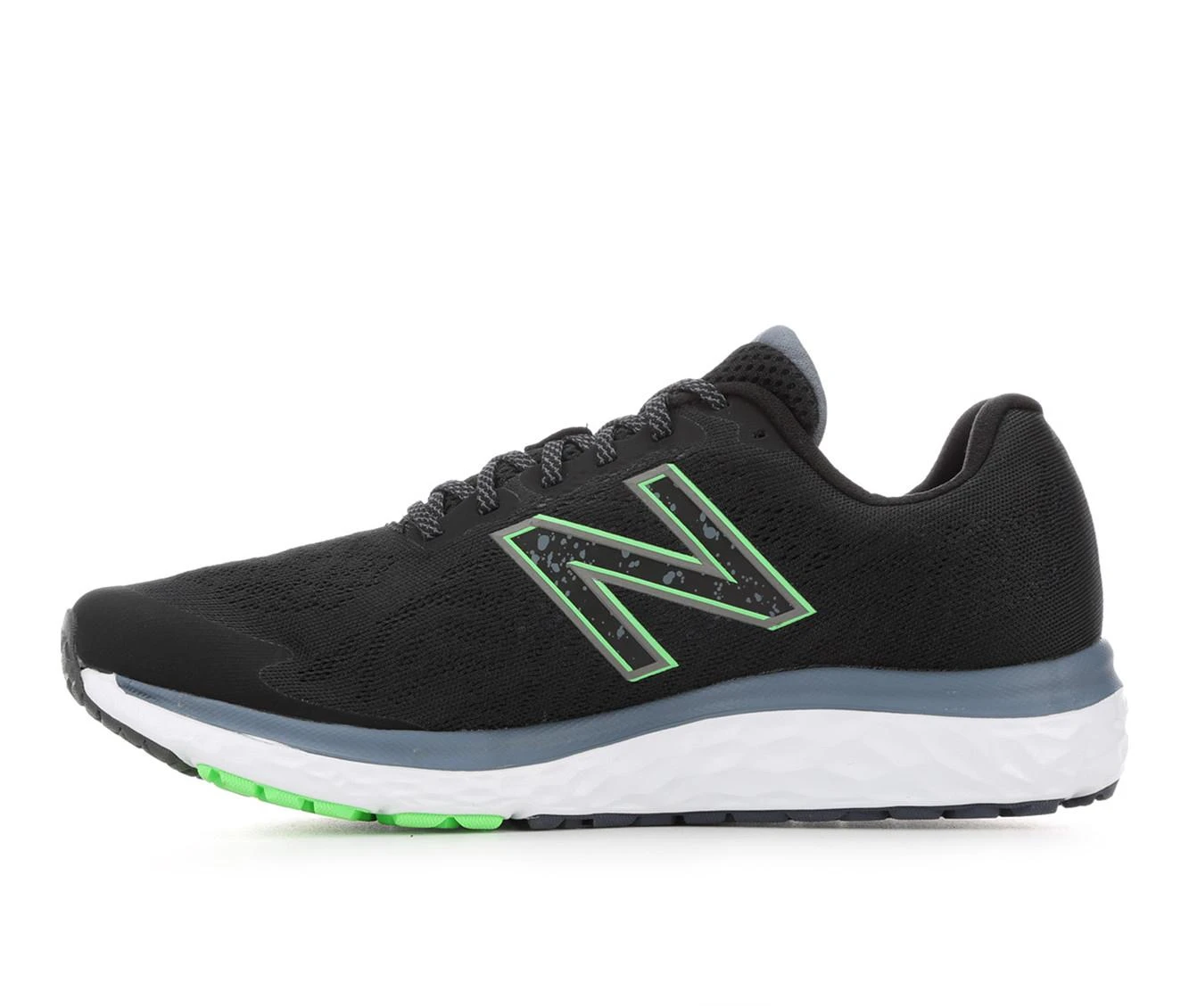 Men's New Balance M680v7 Running Shoes Men's New Balance M680v7 Running Shoes Black/Lime/Wht -Skechers Sales Store 3 68