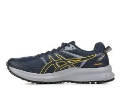 Men's ASICS Trail Scout Trail Running Shoes Navy/Yellow -Skechers Sales Store 3 73