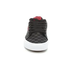Men's Vans Seldan Skate Shoes Black/Red/Check -Skechers Sales Store 4 170