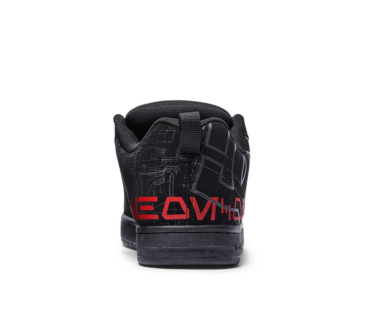 Men's DC Court Graffik Star Wars Skate Shoes StarWars Blk/Rd 7 Men's DC Court Graffik Star Wars Skate Shoes StarWars Blk/Rd - Image 5