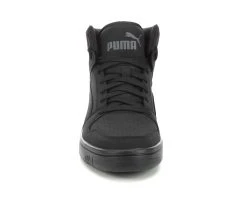 Men's Puma Rebound LayUp Buck High-Top Sneakers Black/Black -Skechers Sales Store 4 189