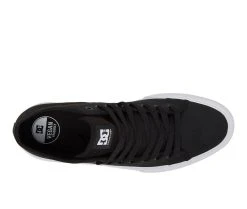 Men's DC Manual Hi TXSE Skate Shoes Black/White -Skechers Sales Store 4 387