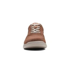 Men's Clarks Gaskill Vibe Sneakers Dark Tan Combi -Skechers Sales Store 4 408