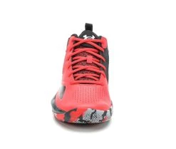Men's Under Armour Lockdown 5 Basketball Shoes Red/Black/White -Skechers Sales Store 4 497