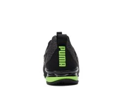 Men's Puma Axelion NXT Knit Sneakers Black/Green -Skechers Sales Store 5 215