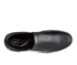 Men's Propet Logan Slip-On Shoes Black 7 Men's Propet Logan Slip-On Shoes Black -Skechers Sales Store 5 407
